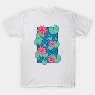 Vintage doodle illustration of Lotus T-Shirt